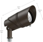 Kichler Varia Large Adjustable Integrated Accent Light in Textured Architectural Bronze, CCT Select, 16312AZT - Image 6