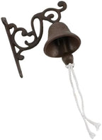 ORFOFE 1pc Antique Style Door Bell Handcrafted Iron Door Chime Wireless Wall Bell Accessory - Image 4