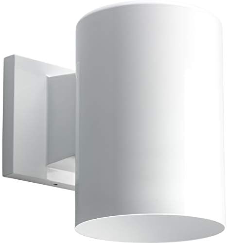 Progress Lighting Cylinder Outdoor Wall Light, White by ProgressLighting