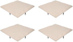 Resin Stepping Stones 4 Pack, 15.5 Inch, with Ground Stakes (Beige) - Image 2