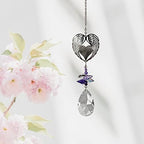 Woodstock Chimes Woodstock Rainbow Makers Collection, Crystal Fantasy, 4.5'' Winged Heart Crystal Fantasies Crystal Suncatchers for Outdoor, Patio, Home or Garden Décor (CFWH) - Image 2