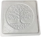 Tree of Life Stepping Stone Mold, Concrete Stepping Stone Mold, Garden Decor Mold, 16'' Square by Garden+Molds