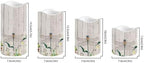 Wood Print Dragonfly Flameless Candles with Remote Timer Flickering LED Pillar Candles Color Changing Set of 4 Battery Operated Candles Indoor Outdoor Home Table Beach Wedding Decoration - Image 2