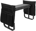 Luocute Garden Kneeler Seat, Heavy Duty Foldable Gardening Stool with 2 Tool Pouches and 10.6 Inch Wide Kneeling Pad, Adjustable Height for Women Men Seniors Gardening Camping Picnics (Black) by Unknown