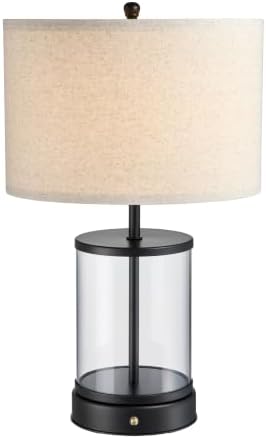 O’Bright Luma - Battery Powered Table Lamp (Black, 19.5-inch) by OBright