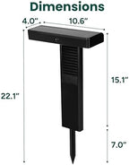 TECHKO Outdoor T-Shaped Solar Pathlight with Motion Sensor - Image 7