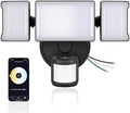 Olafus 65W Smart LED Flood Light Outdoor with Motion Sensor, 6500LM, 2700K-6500K WiFi Security Light Works with Alexa/Google, Motion Detector Lights with App Control, IP65 Floodlight Outside (Black) by Olafus