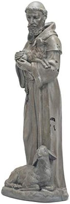 Roman 15.25" H Saint Francis Garden Statue - Image 4