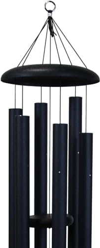 44" Aluminum Wind Chimes - Premium Wind Chime to Create a Zen Atmosphere - Wind Chime Suitable for Outdoor, Garden, Patio, Backyard, Garden Decoration with Wind Catcher Decor Gift (Midnight Blue) - Image 2