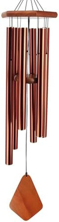 Large Wind Chimes for Outside 36 inch Red Copper Deep Tone Garden Gift Yard by Astarin