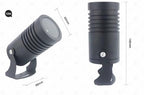 LED Beam Spotlight - Floor Light Spotlight, IP67 Narrow Beam Spot Lamp, LED Beam Spotlight, Outdoor Building Exterior Wall Projector Lights, Outdoor Building Remote Illumination Spotlight(Yellow,10W(A - Image 2