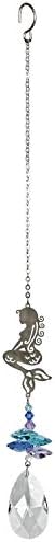 Woodstock Chimes Woodstock Rainbow Makers Collection, Crystal Fantasy, 4.5'' Mermaid Crystal Fantasies Crystal Suncatchers for Outdoor, Patio, Home or Garden Décor (CFMM) - Image 2