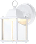 LIT-PaTH Outdoor Wall Light Fixture, Aluminum, LED 3000K, White, 1 Pack by LIT-PaTH