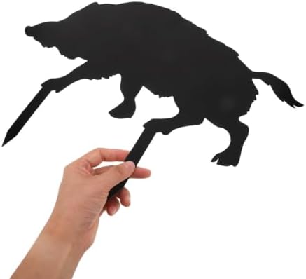 Didiseaon Black Metal Silhouette Garden Stake for Rustic Outdoor Spaces - Image 4