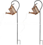 Solar Watering Can Garden Stake Light, Decorative LED Outdoor Yard Light by Unknown