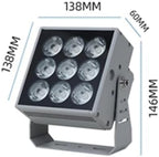 110-230V Outdoor Spotlights - Spotlight Led Beam Light - Led Spot Lights LED Long Di Spotlight Outdoor Building Wall Washer IP67 Waterproof Villa Courtyard Lawn Landscape Lights - Image 2
