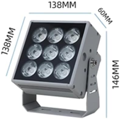 110-230V Outdoor Spotlights - Spotlight Led Beam Light - Led Spot Lights LED Long Di Spotlight Outdoor Building Wall Washer IP67 Waterproof Villa Courtyard Lawn Landscape Lights - Image 2