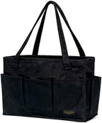 Tool Pouch, Heavy Duty 16oz Waxed Canvas Tool Bag, Rectangle Foldable Open Top Tool Bags with Handles, 10 Pockets | 15.5 x 7.5 x 10.5 Inches by Unknown