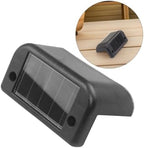 12pcs Solar Deck Lights for Stairs with Bright LED Waterproof Black - Image 3