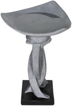 SKYFIRE 22.8”Tall Bird Baths for Garden - Concrete Modern Outdoor Standing Birdbath, Decoration Yard Statue for Garden, Patio, Backyard, Lawn -14.5”Dia X 22.8”H Contemporary Birdbaths with Pedestal - Image 6