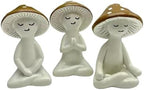 Fairys Garden Miniatures Meditations Mushroom Figurine Garden Statue Decors Fairys Gardens Accessory Table Centrepieces Table Centrepieces - Image 6