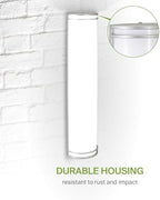 ASD LED Outdoor Sconce Lights, Nickel 3000K 4000K 5000K ETL - Image 7