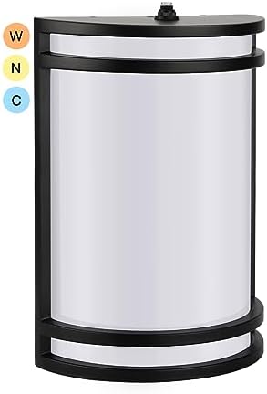 kadision Dusk-to-Dawn LED Wall Sconce, 3000K/4000K/5000K by kadision