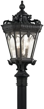 Kichler Tournai Outdoor Post Light, Textured Black, 27" by KichlerLighting