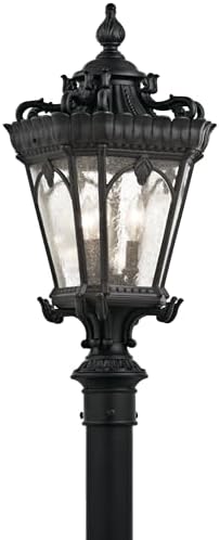 Kichler Tournai Outdoor Post Light, Textured Black, 27" by KichlerLighting