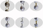 Chandelier Crystal Prisms Pendants 14mm Clear Crystal Octagon Beads Garland with Metal Connectors for wedding$home Decoration, Curtain, Chandelier, Accessories Chandelier Crystal Prisms Pendants (Col - Image 2