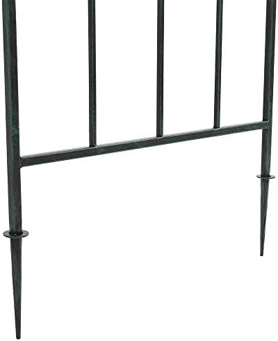 Garden Arbor, 7.3FT Metal Arbor Trellis for Climbing Plants Outdoor, Dark Green Garden Archway for Lawn, Patio and Backyard, Wedding Arches for Ceremony - Image 5