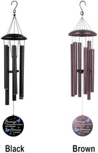 Personalized Butterfly Memorial Wind Chimes for Loss of Mother - Image 4