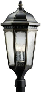 Kichler Courtyard Outdoor Post Light, Rubbed Bronze - Image 6