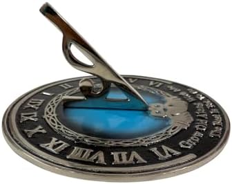 Tuezy Engraved Garden Sundial with Grow Old with Me Romantic Quote - Image 6
