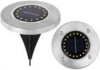 Ground Lights, Solar Lights Outdoor Disk Underground Lamp(20LED-Warm White,1Pcs) by Unknown