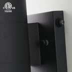 mirrea 18" Dusk to Dawn Outdoor Porch Light, Matte Black, Pack of 2 - Image 3