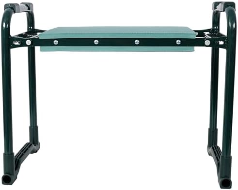 Garden Kneeler and Seat Bench with 2 Free Tool Pouch, Foldable Stool, EVA Foam Pad, with an Extra Soft Wider Cushion, and Large Tool Bag for Gardeninng Lovers - Image 2