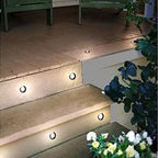 Deck Lights Outdoor Waterproof Low Voltage Lighting Kit Stainless Steel 1W Outdoor Yard Garden Decoration Lamps Landscape Pathway Patio Step Stairs Black Border(6pcs,Cool White) - Image 3