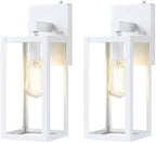 GRUENLICH Outdoor Wall Light Fixture Dusk to Dawn, Tempered Glass by GRUENLICH