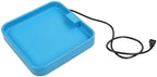 75W Heated Bird Bath Heater, Electric Deicer Deck Mount with 3.9in Clamp, Plastic Stainless Steel Warmer, Ideal for Outdoor Winter Use, 10.6x10.6x3in (Water Tray) - Image 3