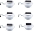 Ulalaza 6Pcs Outdoor Solar Gutter Lights Smart LED Night Light for Yard Driveway Lawn Pathway (White) by Ulalaza