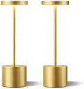 Cordless Rechargeable Table Lamp, 4000mAh Battery Operated, Light Gold, 2 by KakanuoLightings