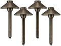 Outdoor Pathway Light – Landscaping Lighting (4 Pack) – Antique Bronze by TopNotchCo