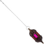 Xmas Hanging Candle Lantern Iron Glass Decorative Lantern for Tealights by UONLYtech