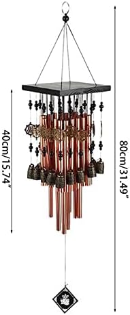 Wind Chimes Outdoor Indoor Metal Tube Wind Chime with Copper Bell Large Windchimes for Patio Garden Terrace Wholesales (Color : B) - Image 3