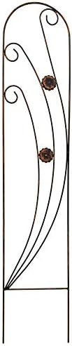 Arcadia Garden Products TR07 Phoenix Trellis Size: 4', Black by ArcadiaGardenProducts
