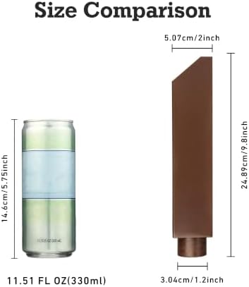 2 Inch 316 Stainless Steel Square Outdoor Water Fountain Spout, Waterfall Spillway Scupper with Integrated Spray Baffle for Landscape Decors, Pools, Ponds, Water Walls (Brown) - Image 6