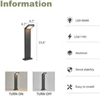 Landscape Path Lights IP65 Waterproof Bollard Light Outdoor Led Landscape Lighting for Commercial Garden Walkway Lawn Lamp 3000K LED Modern Pathway Lamp - Image 2