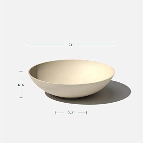 Veradek Mason Series Lane Bowl - Large Outdoor Bowl Planter - Image 2