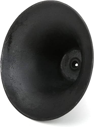 13.6'' Large Heavy Cast Iron Dinner Bell Antique Vintage Style Farmhouse Door Bell for Outdoor Garden Backyard Liberty Farm Church School, Dinner Bells, Door Bell, Large Cast Iron Bell - Image 3